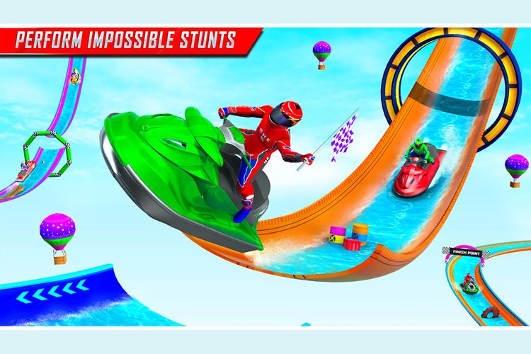 Jet Ski Racing Games 3D ภาพหน้าจอ 1