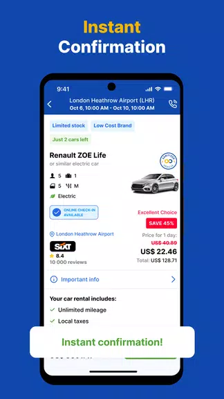 EconomyBookings Прокат авто Скриншот 2