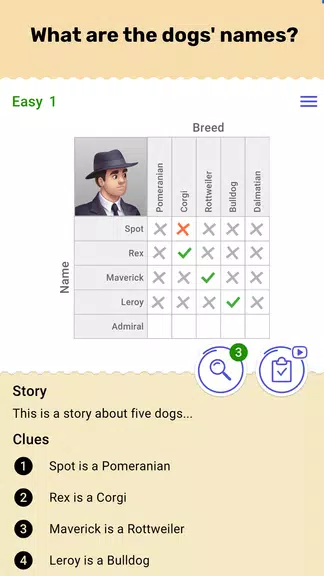 Cross Logic: Smart Puzzle Game Capture d'écran 0