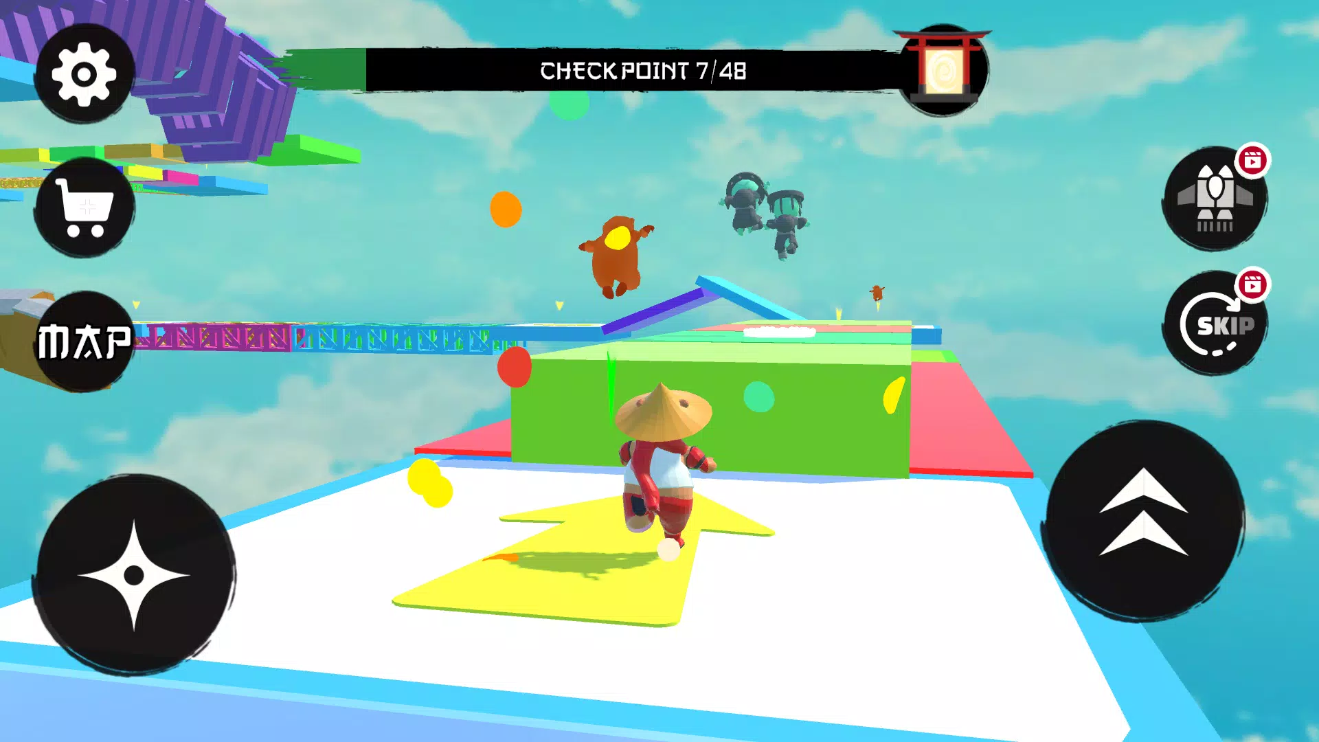 Parkour Capybara: Only Jump Up Capture d'écran 1