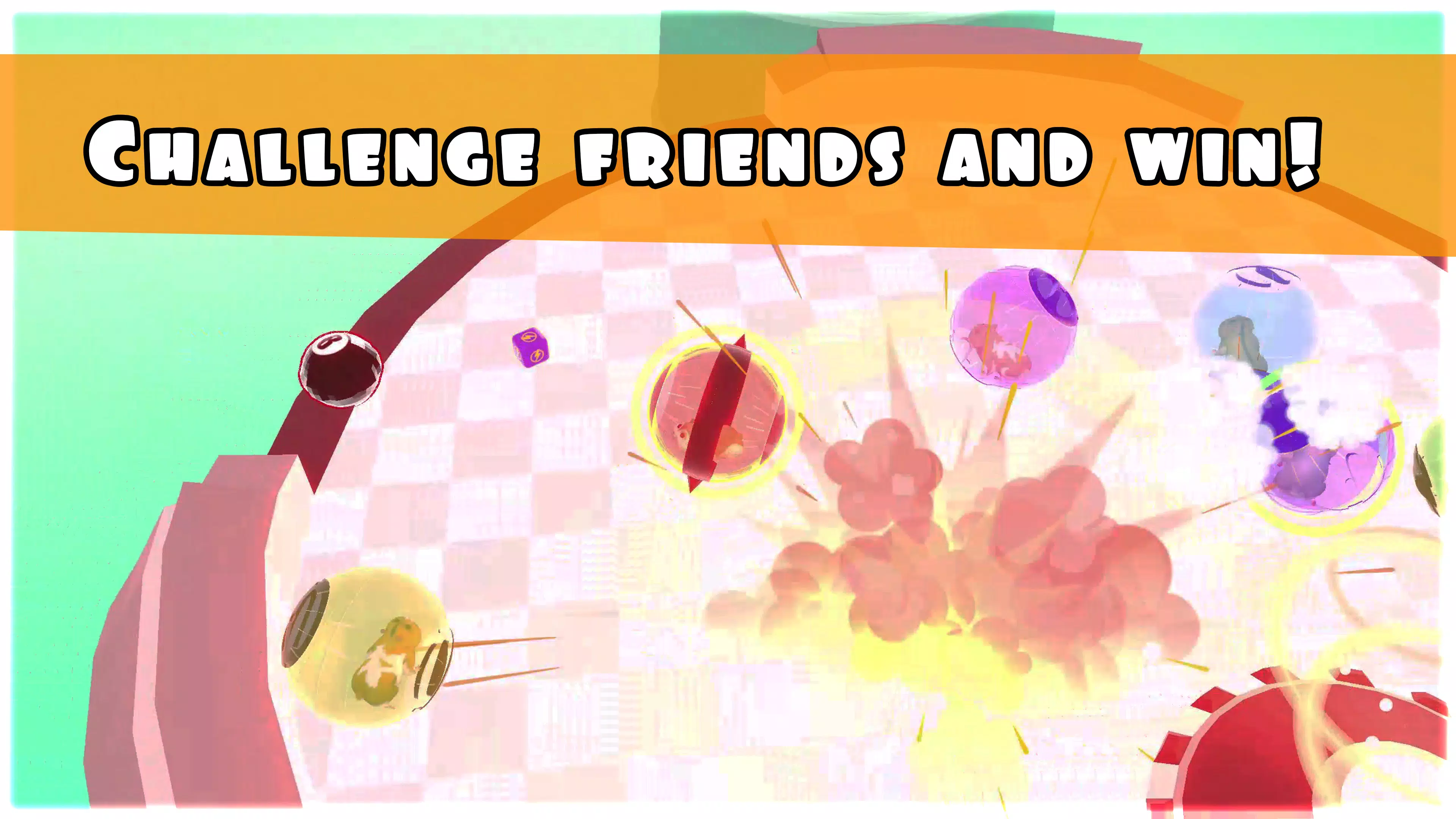 Hamster Ball 3D - Multiplayer 螢幕截圖 0