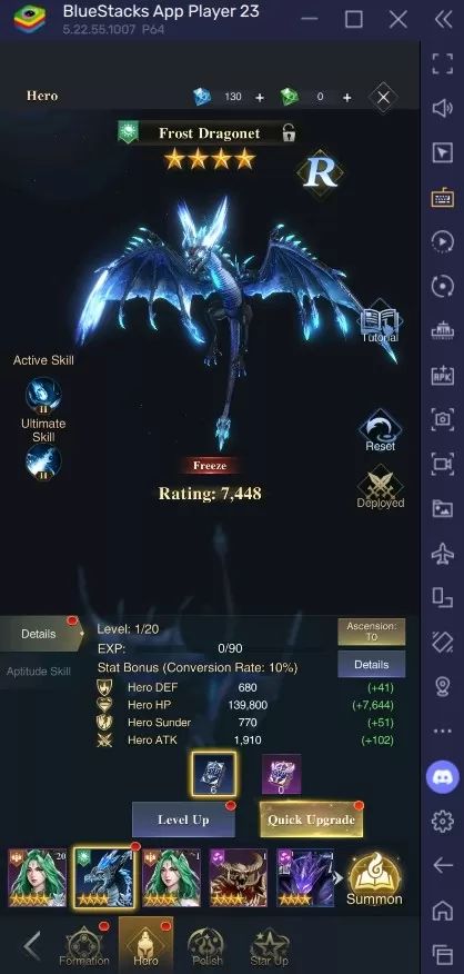 ATHENA Blood Twins character progression system explained