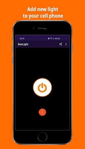 SunLight - Flashlight - Torch Capture d'écran 2
