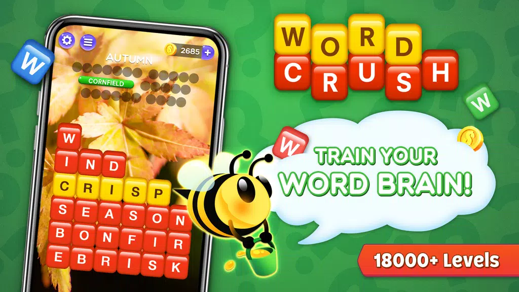 Word Crush - Fun Puzzle Game Ekran Görüntüsü 0
