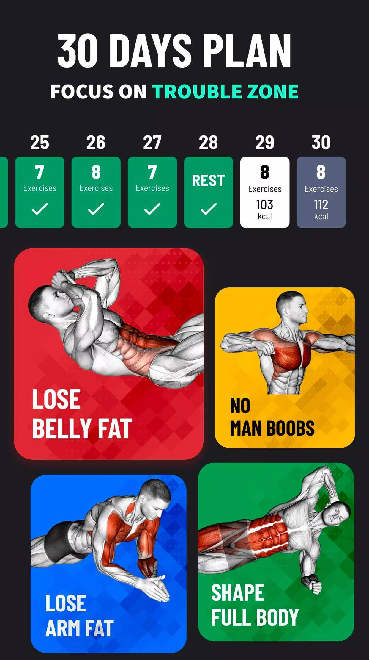 Lose Weight App for Men Ekran Görüntüsü 1