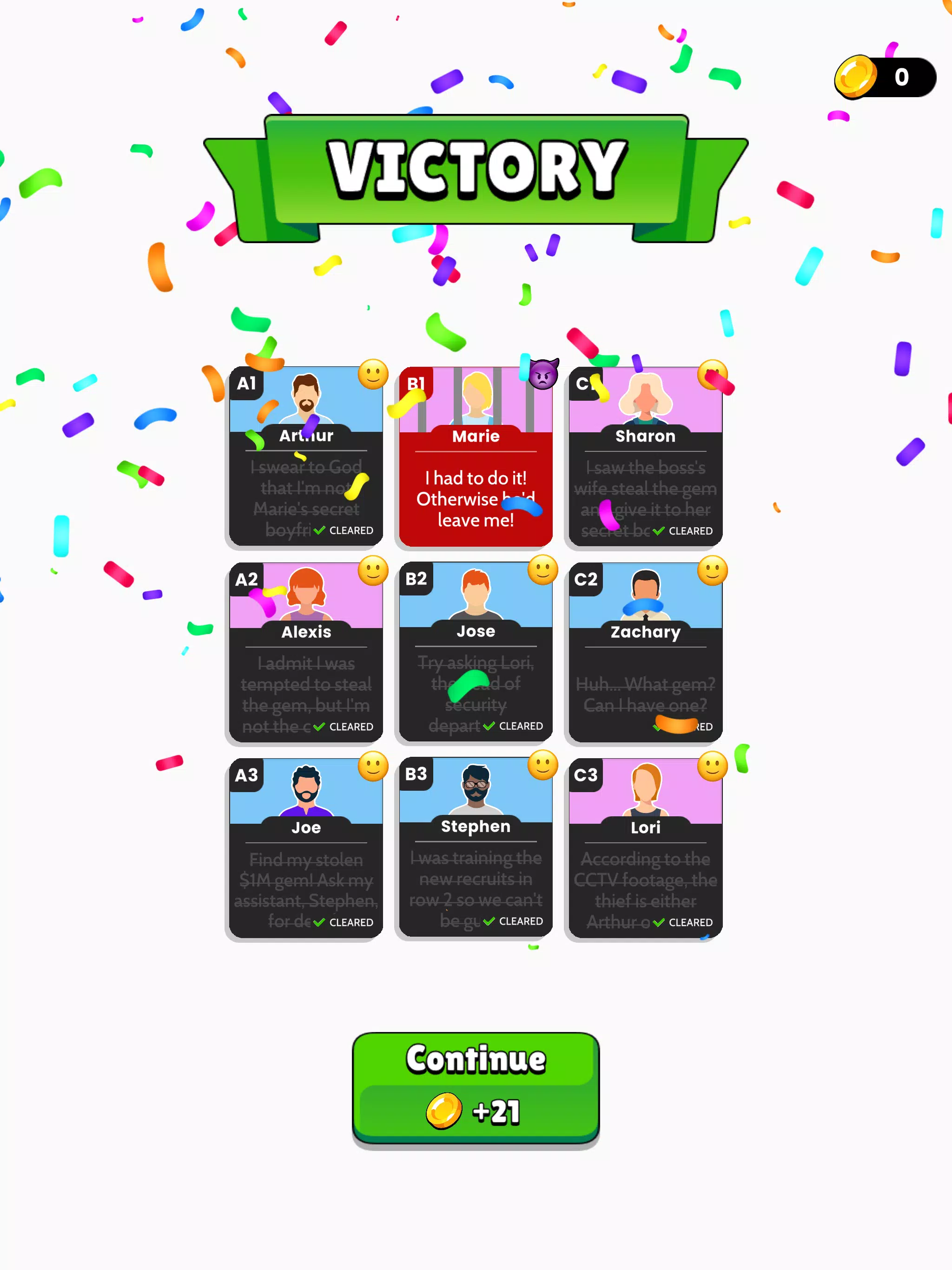 Schermata Clue Master - Logic Puzzle 2