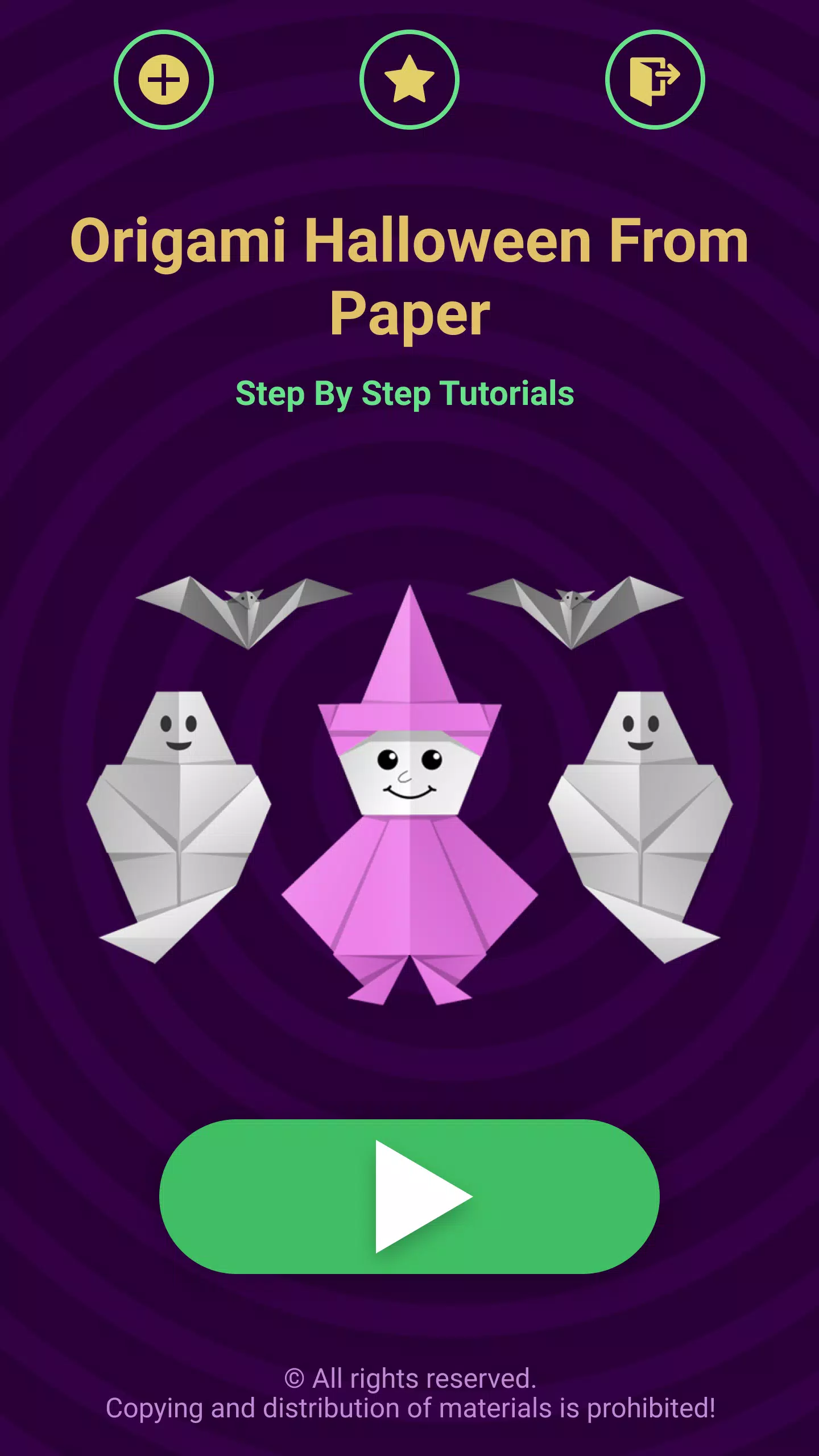 Origami Halloween 螢幕截圖 1