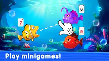 Solitaire TriPeaks: Aquarium 螢幕截圖 1