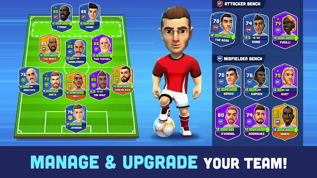 Mini Football - Mobile Soccer Mod 스크린샷 3