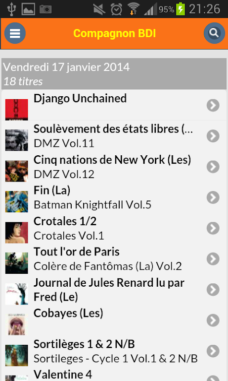 comic info Capture d'écran 1