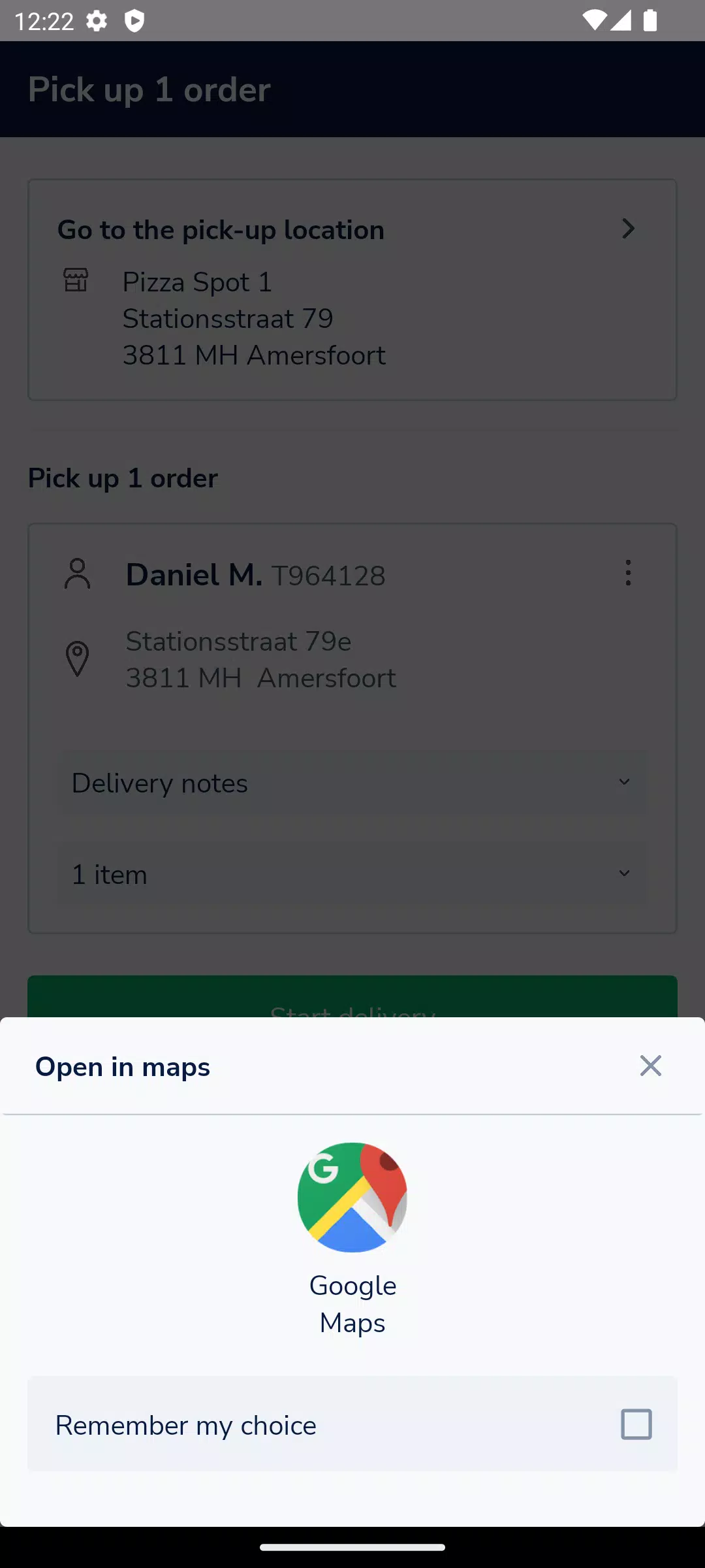 Deliverect for Couriers Tangkapan skrin 2