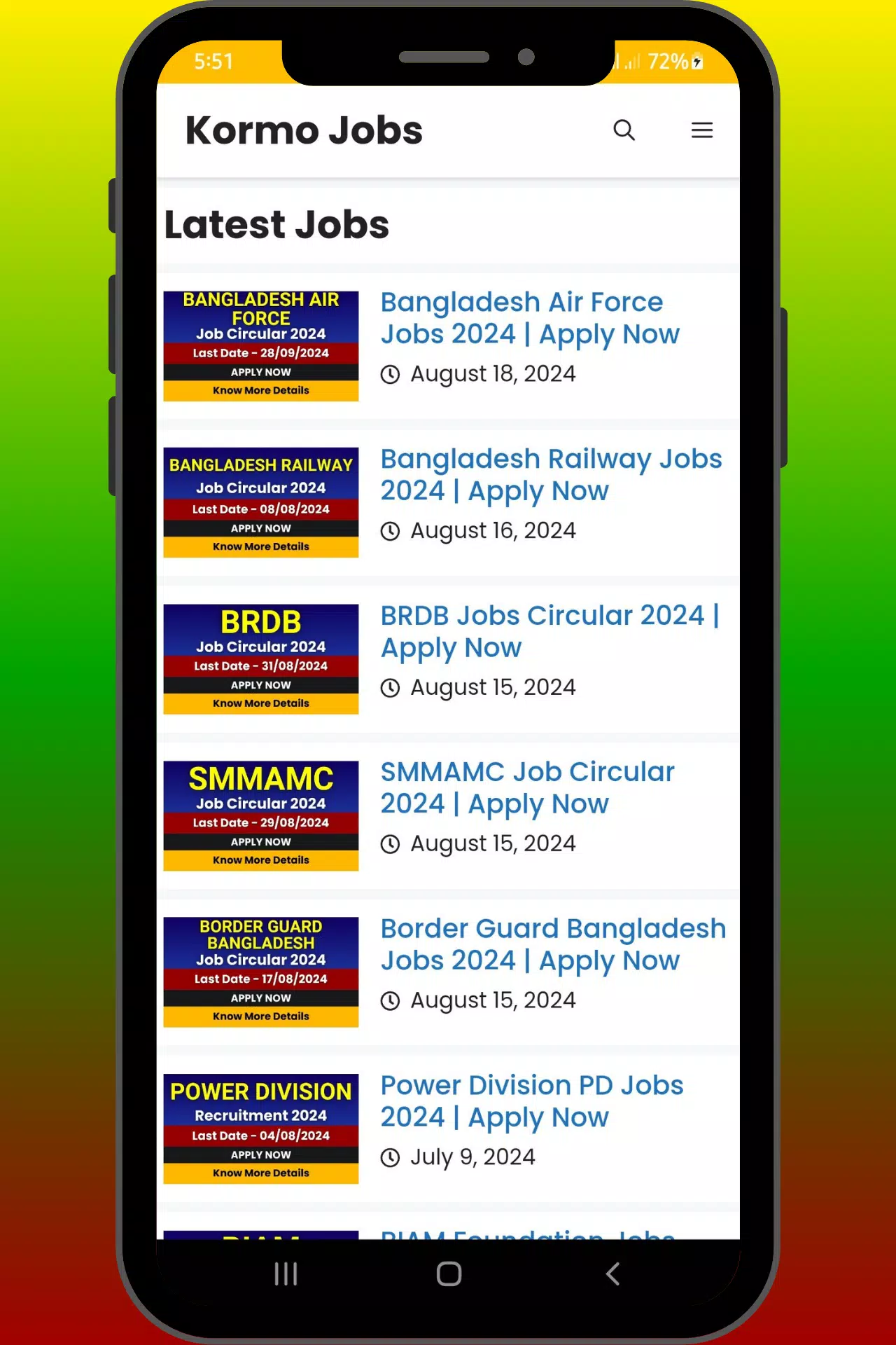 Kormo Jobs Bangladesh スクリーンショット 1