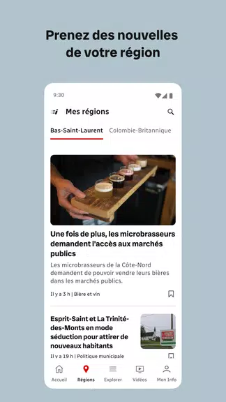 Radio-Canada Info 螢幕截圖 2