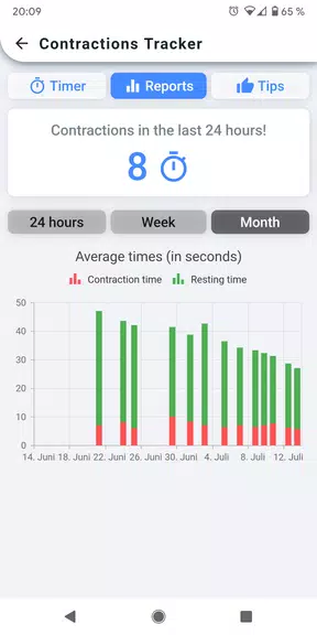 Contractions Tracker স্ক্রিনশট 3