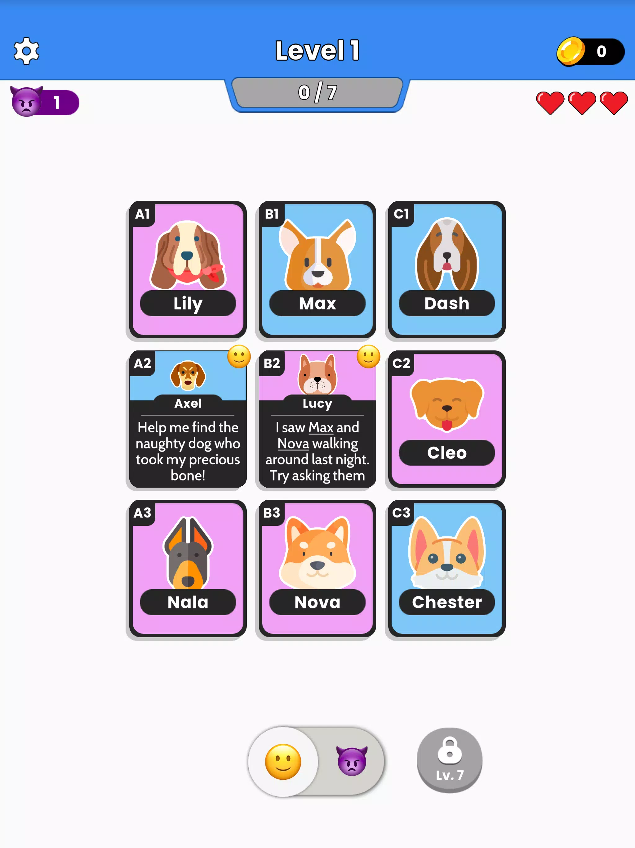 Schermata Clue Master - Logic Puzzle 1