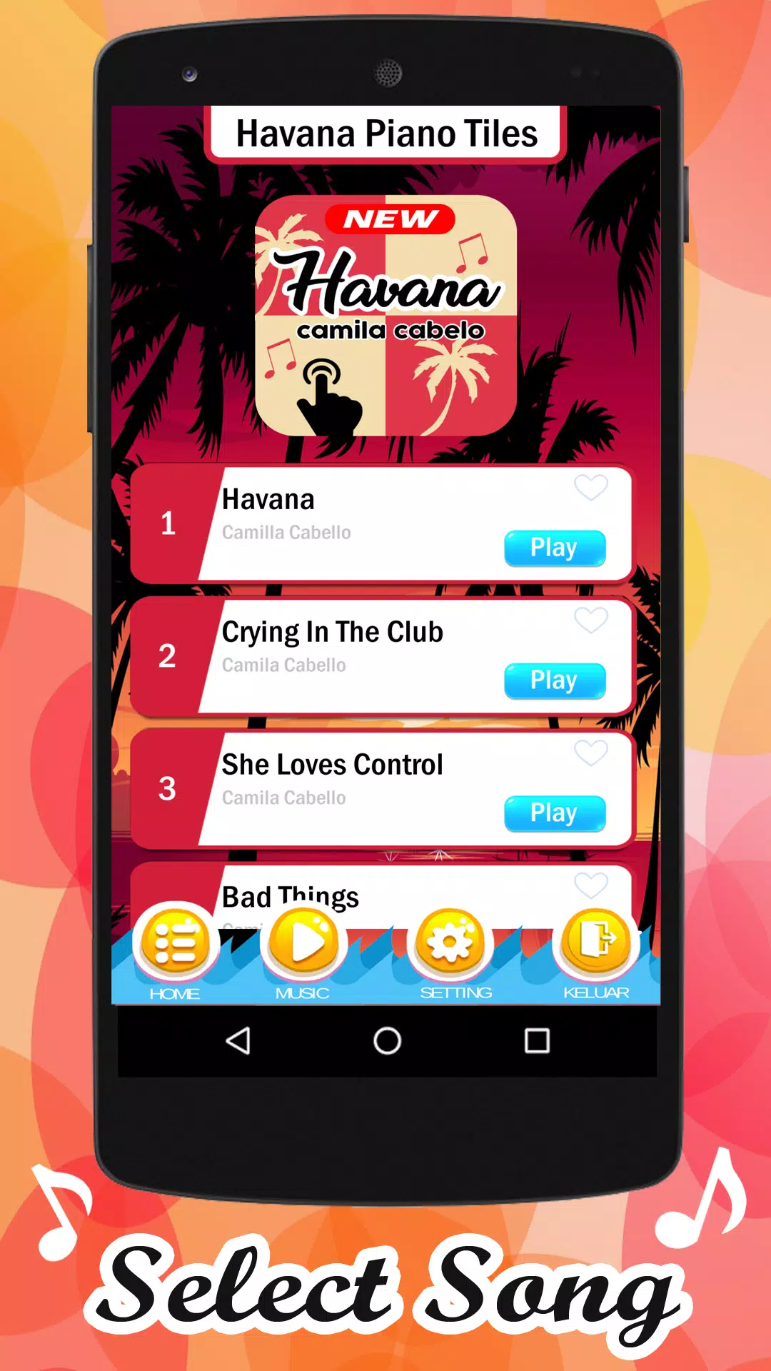 Havana Piano Tiles Captura de pantalla 1