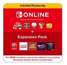 Nintendo Switch Online 12か月の個別メンバーシップ +拡張パックEgiftカード
