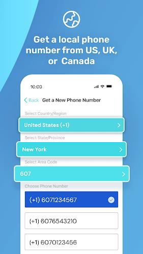 PingMe Second Phone Number App Screenshot 2