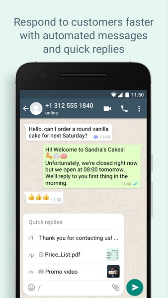 WhatsApp Business Ekran Görüntüsü 1