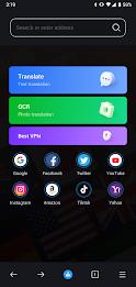 Nice browser: translator&VPN Ekran Görüntüsü 0