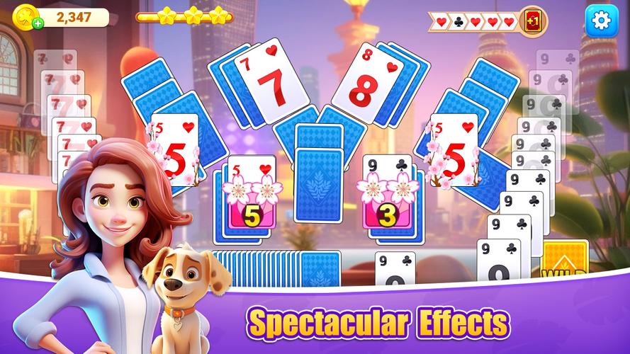 TriPeaks Solitaire Sup Harvest Скриншот 1