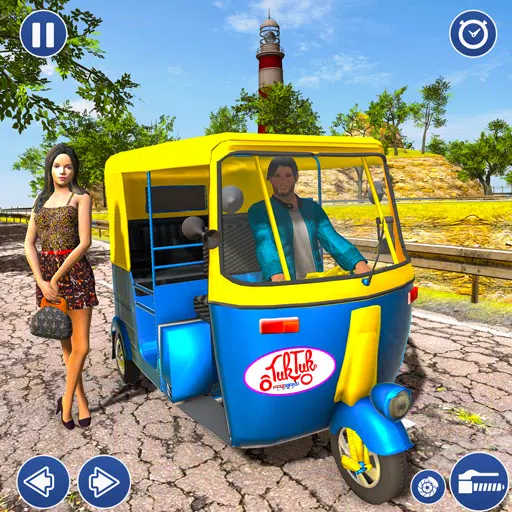 City Taxi Auto Rickshaw Game ภาพหน้าจอ 0