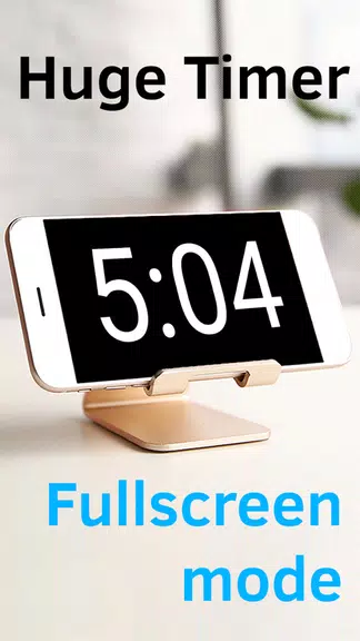 Huge Timer Stopwatch Tabata Ekran Görüntüsü 2
