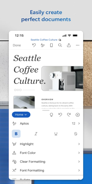 Microsoft Word: Edit Documents 螢幕截圖 0