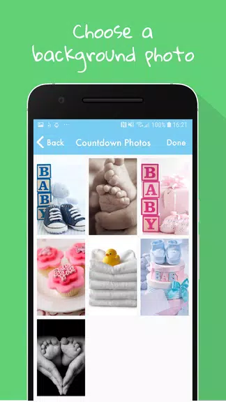 Baby Countdown Widget Tangkapan skrin 2