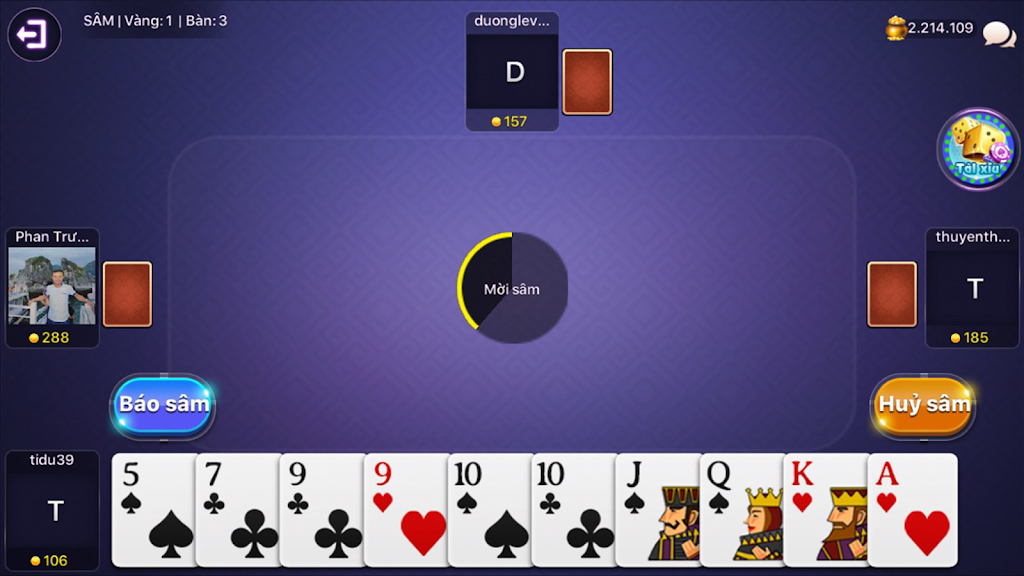 GAME BAI DOI THUONG - DANH BAI XANH CHIN 스크린샷 2