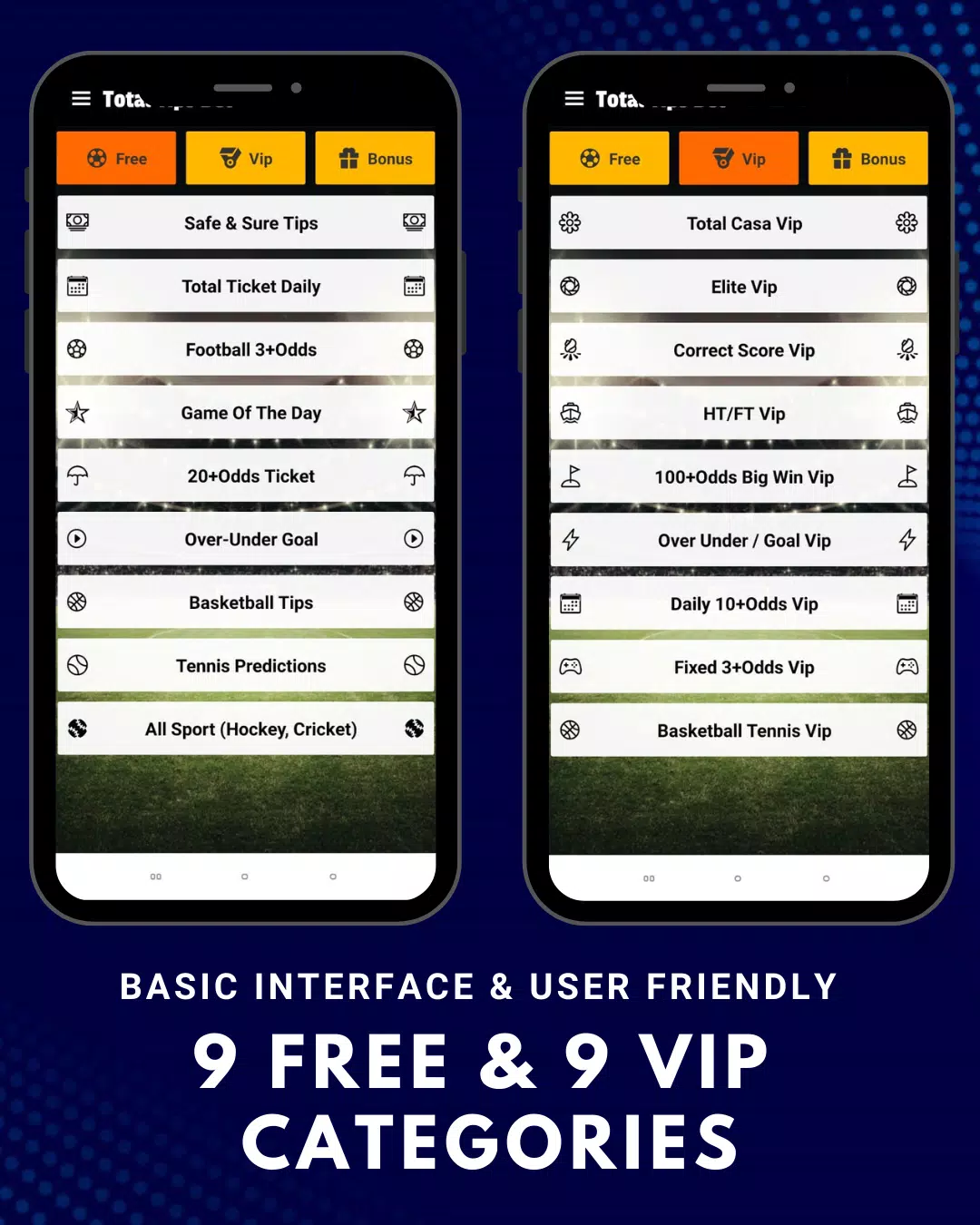 Total Tips Bet スクリーンショット 1