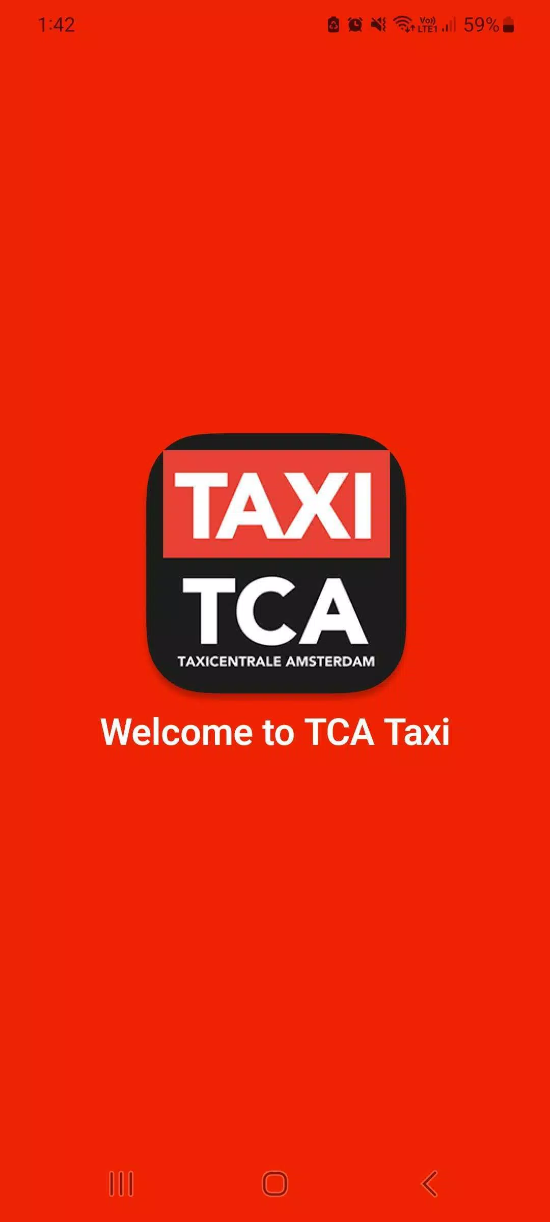 TCA Taxi Amsterdam 螢幕截圖 0