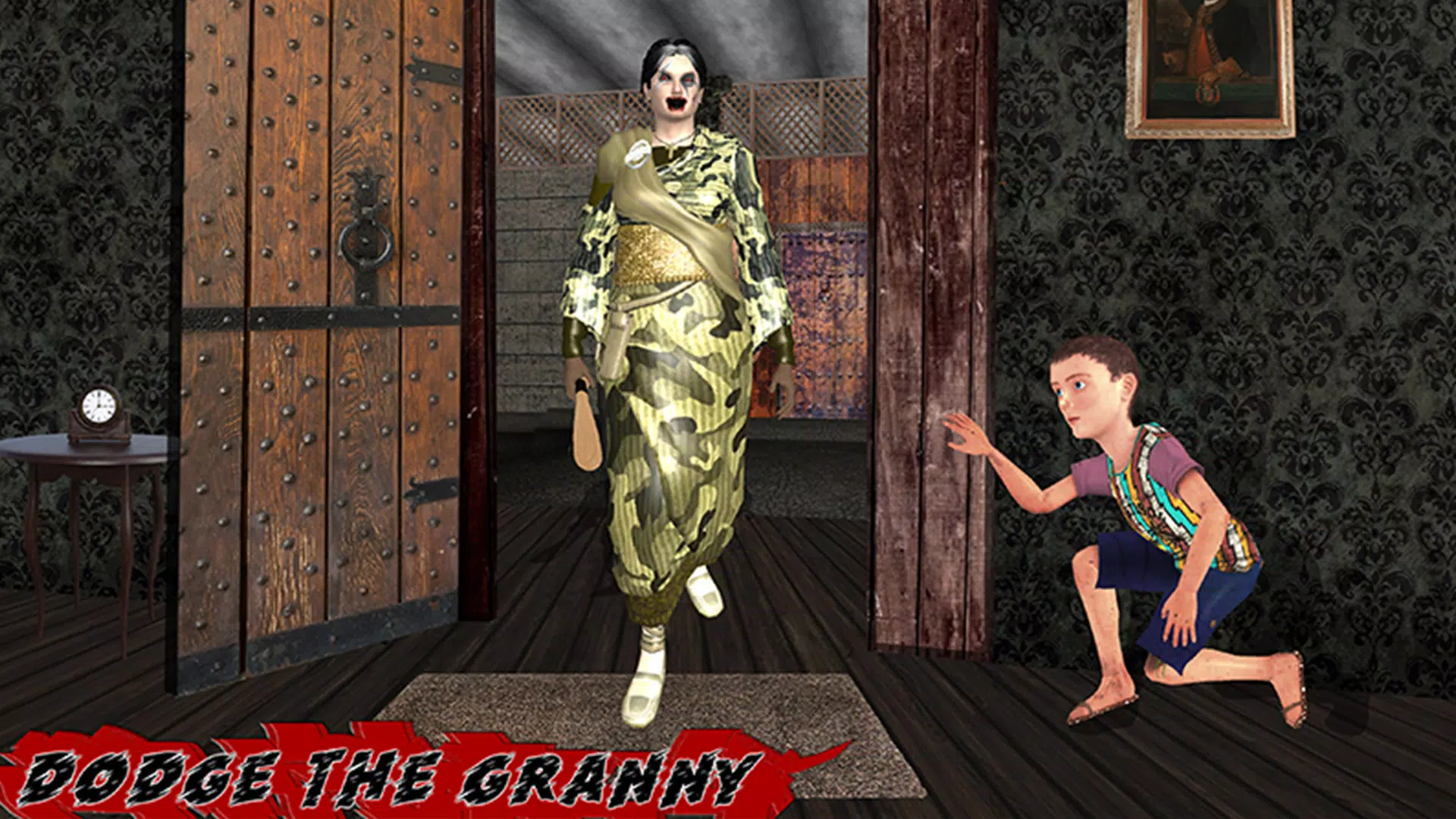 Army Granny Scary Ghost 3D 螢幕截圖 2