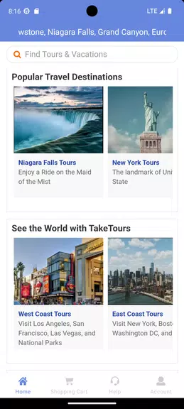 TakeTours – Book Tours online Ekran Görüntüsü 0