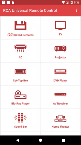 RCA Universal Remote 스크린샷 0