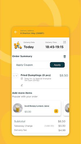 WhyQ Shiok Hawker Delivery 螢幕截圖 3