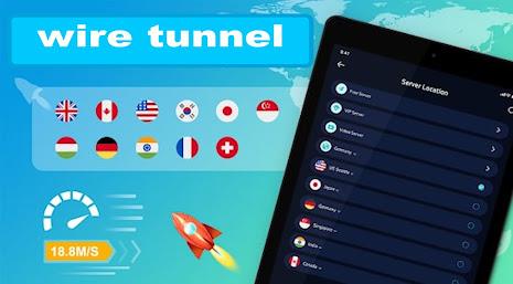 Wire tunnel plus vpn Schermafbeelding 2
