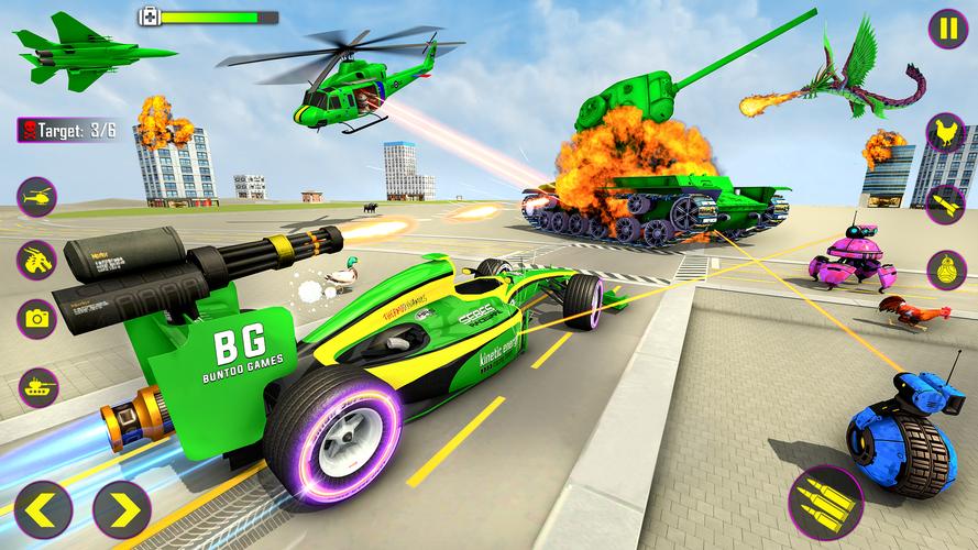 Heli Robot Car Game:Robot Game Tangkapan skrin 3