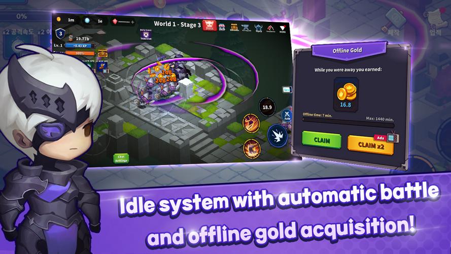 Idle Iron Knight Ekran Görüntüsü 0