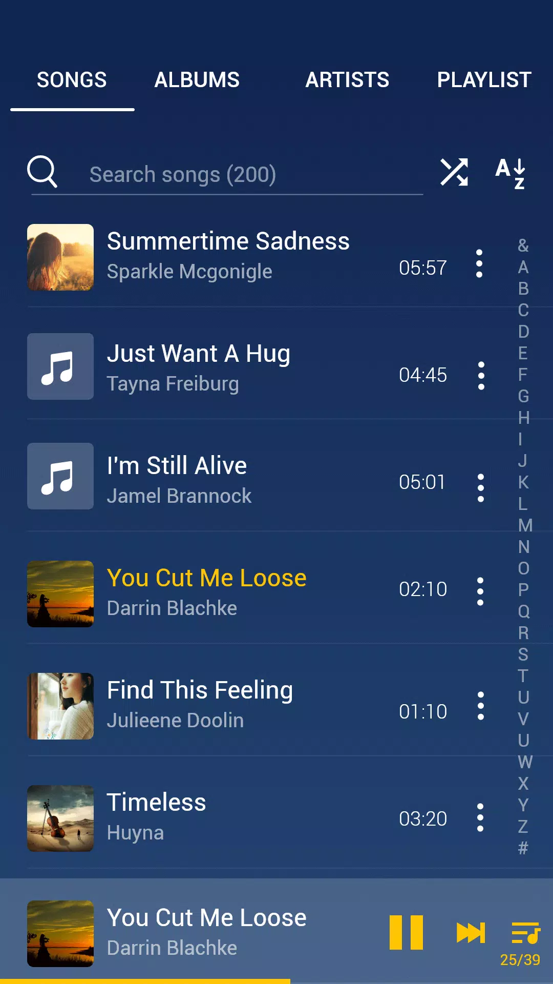 Music Player - MP3 Player ภาพหน้าจอ 2