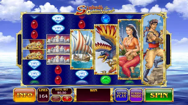 SINBAD'S GOLDEN VOYAGE (FREE CASINO SIMULATOR) 스크린샷 1