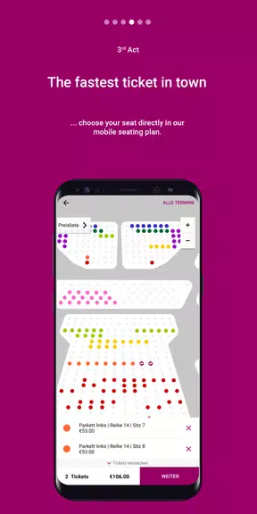 Ticket Gretchen - Event App Tangkapan skrin 3