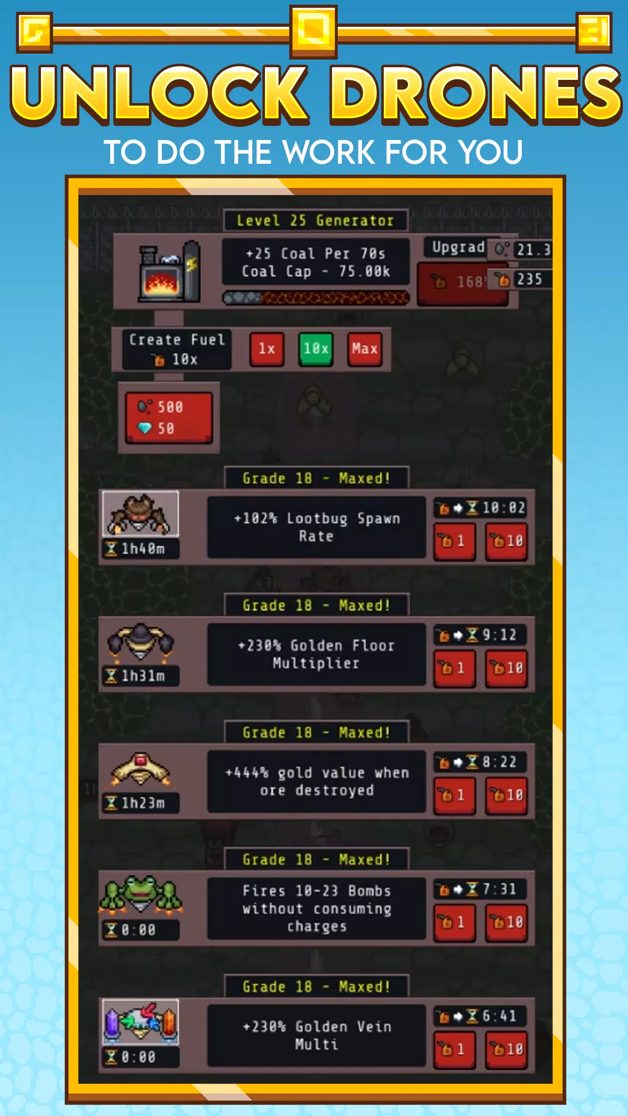 Idle Obelisk Miner ภาพหน้าจอ 3