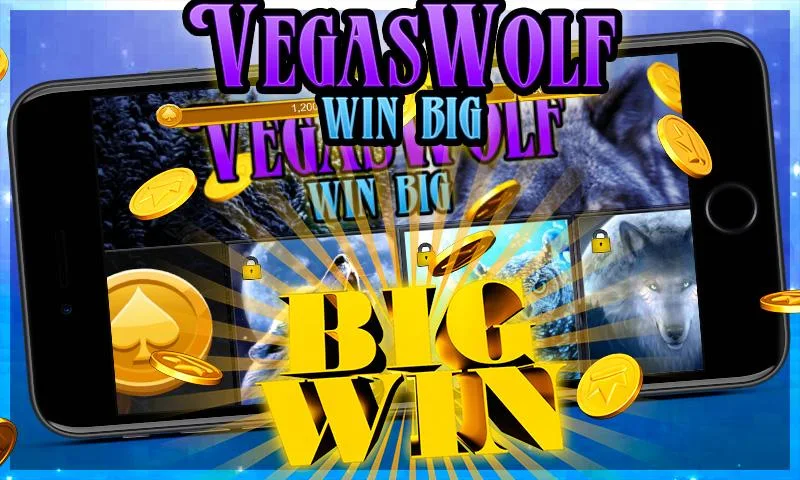 Vegas Wolf - Win Big Lucky Winter Slots スクリーンショット 1