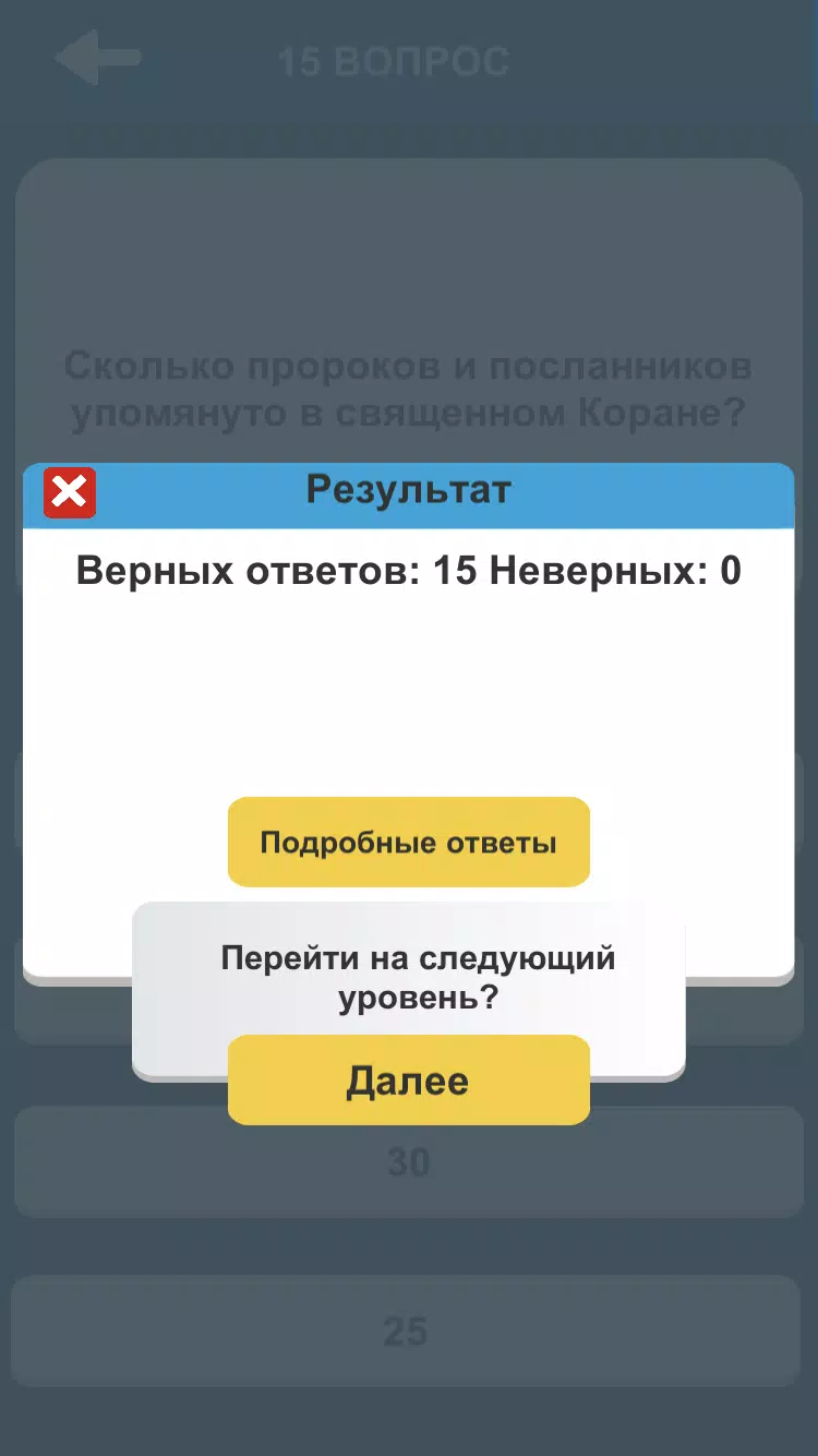 Ислам. Викторина ภาพหน้าจอ 3