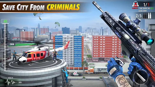Sniper Shooting Mission : Eliminate City Criminals应用截图第0张