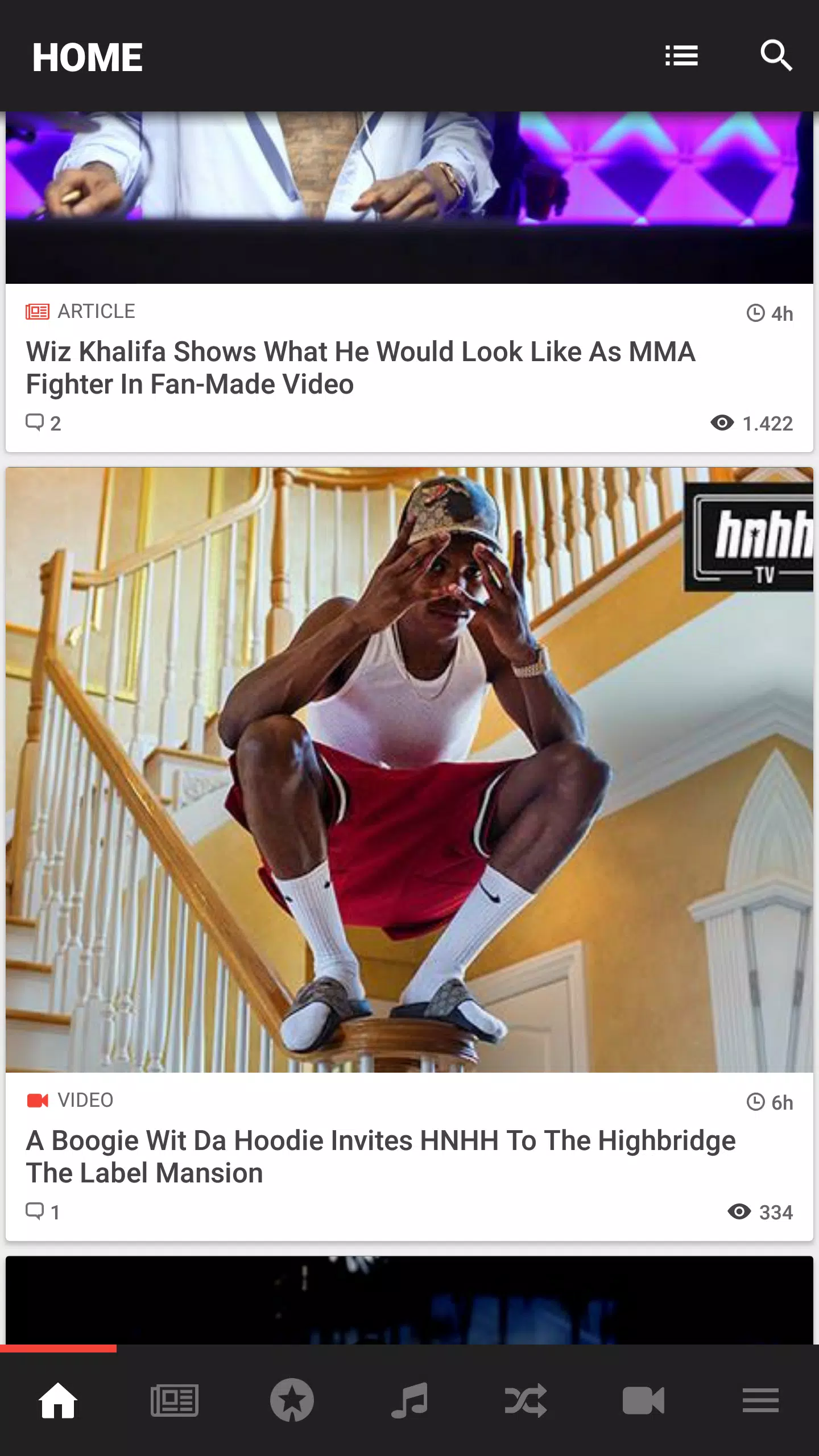 Hotnewhiphop HNHH Captura de pantalla 2