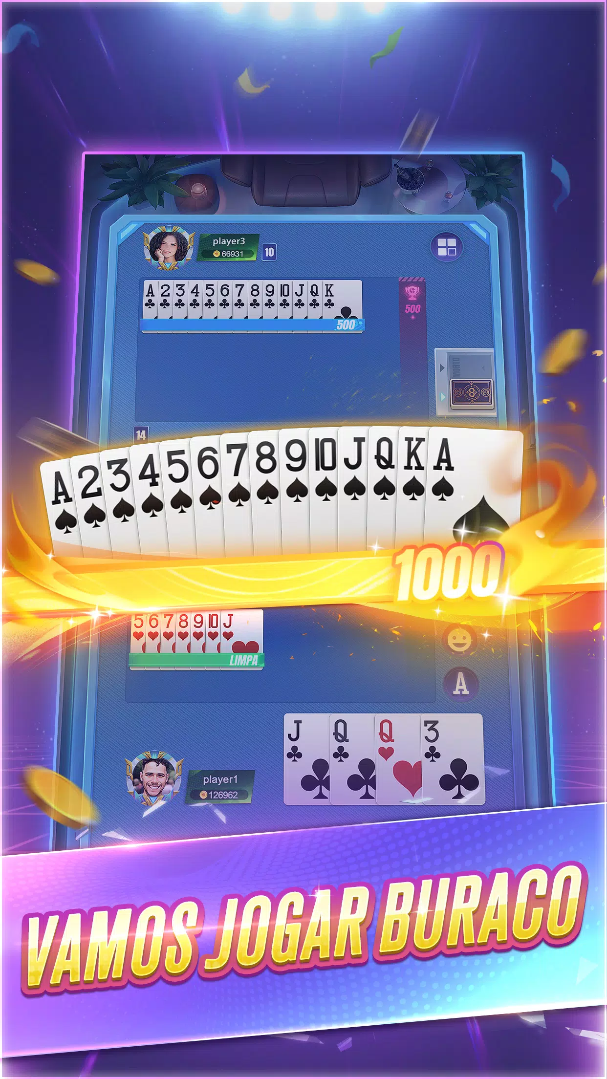 Golden Truco: Domino&Buraco Capture d'écran 2