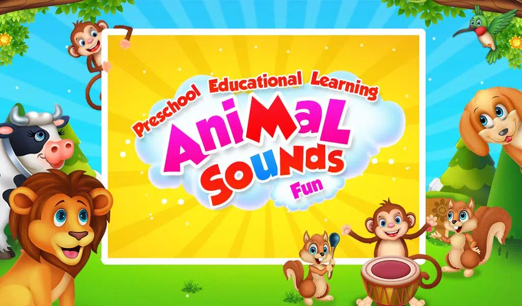 Learning Animal Sounds Games Ảnh chụp màn hình 0