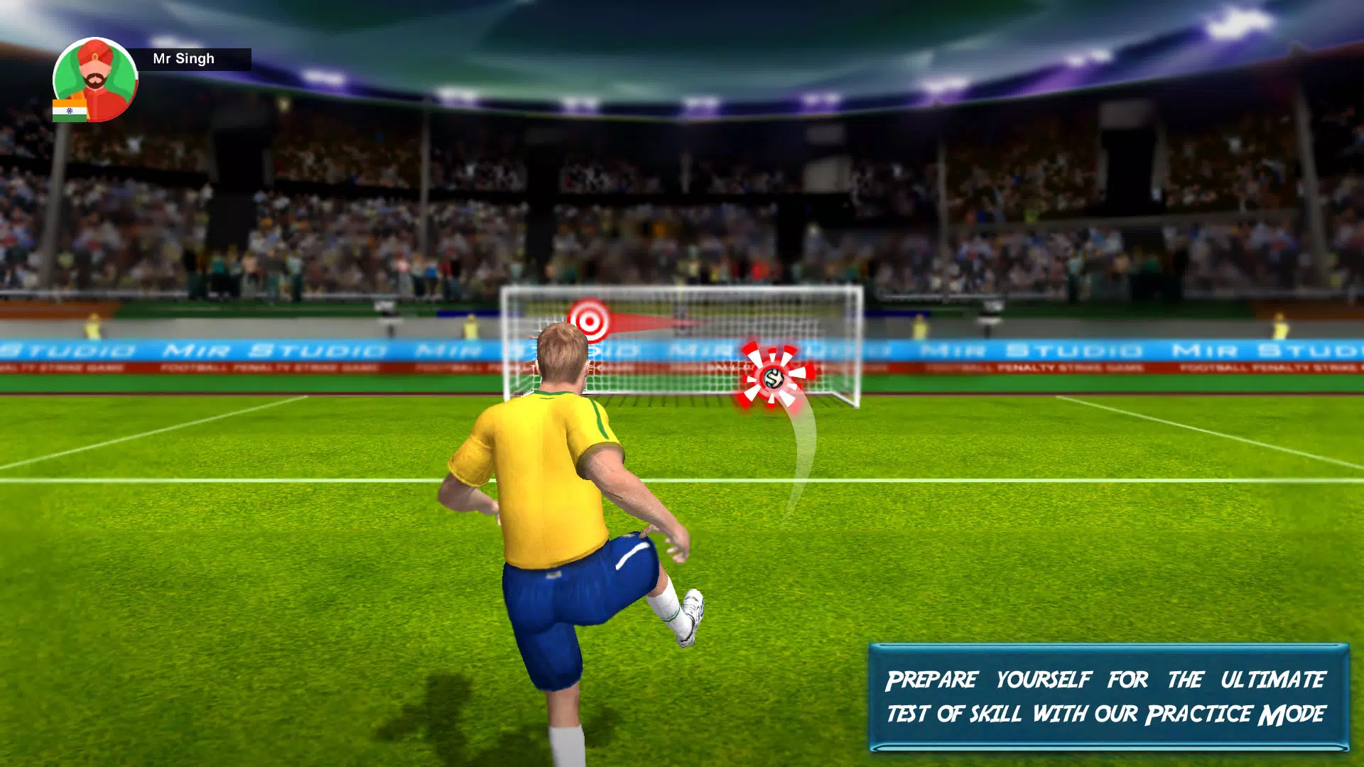 FootBall Penalty ShootOut 螢幕截圖 1